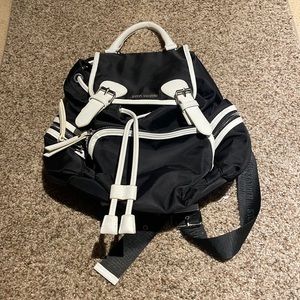 Steve madden, black and white backpack